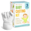 Maplefield 3D Baby Casting Kit - Safe and Easy to Use - DIY Mess-Free Hand and Feet Molding Kit - 3 Packs of Mixing and Setting Powder - Family Keepsake and Thoughtful Baby Gift - Hand Casting by TinyTreasures Baby Boutique