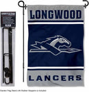 College Flags & Banners Co. Longwood Lancers Garden Flag with Stand Holder by GreenHaven Gardens