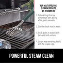 GORILLA GRIP Heavy Duty No Bristle Triple Helix Grill Brush with Scraper for Outdoor Grills, Safe Steam Cleaning, Oversized Comfortable Handle Grip with Bottle Opener, BBQ Tools, 17.5 Inch, Green by GreenHaven Gardens