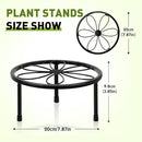 ESRICH Plant Stands, Metal Plant Stands Indoor, Plant Stand,Heavy Duty Plant Stands for Multiple Plant , Anti-Rust Iron Plant Pot Shelffor Planter, Potted Plant Holder for Garden Home ( 2 Pack 7.8in) by GreenHaven Gardens