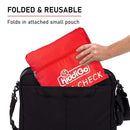 Travel Stroller Bag for Airplane, Red, 47" H x 24" W x 15" D, Fits Most Large, Single, Double, Jogging Strollers,Waterproof, Heavy-Duty Protection, Easy-to-Carry Design by TinyTreasures Baby Boutique