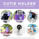 Ryan & Rose Cutie Holder Universal Stroller Cup Holder (Orchid) by TinyTreasures Baby Boutique