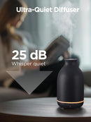 InnoGear Essential Oil Diffuser, 150ml Ceramic Stone Diffuser Handcrafted Aromatherapy Diffusers Ultrasonic Cool Mist Humidifier Vaporizor with 2 Mist Modes Waterless Auto Off for Room Office, Black by TinyTreasures Baby Boutique