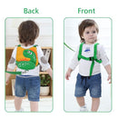 Accmor Toddler Harness Leash with Anti Lost Wrist Link, Cute Dinosaur Kids Harnesses with Wristband Bracelet Leashes Strap Tether for Baby Boys Walking (Yellow) by TinyTreasures Baby Boutique