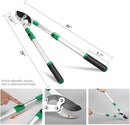 SK5 High-Performance Compound Action Anvil Lopper,Chops Thick Branches with Ease,2 Inch Cutting Capacity,28inch-40inch Telescoping Lopper, Tree Trimmer with Sturdy&Comfortable Handle by GreenHaven Gardens