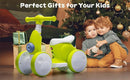 6V Electric Baby Balance Bike with Bubble Machine,4 in 1 Toddler Balance Bike w/Remote Control for 1 Year Old Boys Girls Kids Bubble Bike Ride on Toys w/Powered Motor,Music,LED Lights (Cyan) by TinyTreasures Baby Boutique