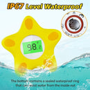Baby Bath Thermometer, Infant Digital Water Thermometer Safety with 3 Color Backlit and Temperature Warning, Room Thermometers Floating Toy for Infant, Toddler, Bathtub, Swimming Pool (Yellow) by TinyTreasures Baby Boutique