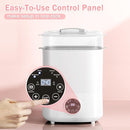Fisca Baby Bottle Sterilizer and Dryer, 5-in-1 Large Capacity Bottle Sanitizer and Dryer, 2 Layers Compact Baby Bottle Electric Steam Sterilizer and Dryer for Baby Bottles, Pacifiers, Pump Parts by TinyTreasures Baby Boutique