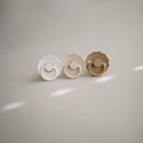FRIGG Daisy SilkySoft Silicone Baby Pacifier | Made in Denmark | BPA-Free (Willow/Croissant, 6-18 Months) by TinyTreasures Baby Boutique