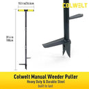 Colwelt Weed Remover Tool 39’’, Weed Puller Root Remover with Thick Steel Claw, Long Handled Weeding Tool with Easy Foot Ejector, Stand Up Garden Weeder Tool for Lawn Grass Dandelion Removal by GreenHaven Gardens