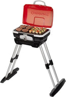 Cuisinart Petite Gourmet Portable Gas Grill with VersaStand, Compact Portable Grill Propane, 150 Sq. In. Cooking Surface, 5,500 BTU Burner Small Gas Grills for Camping, BBQ, Adjustable Base, Handles by GreenHaven Gardens
