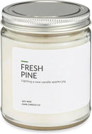 1OAK Soy Wax Candles (Fresh Pine) - Pine Candle - Soy Candles for Home Scented - Long Burning Premium - Hand-Poured (7oz.) by CozyNest Decor