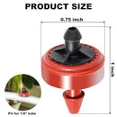 0.5 GPH Pressure Compensating Junior (PCJ) with Barb Outlet Dripper Emitters (250) by GreenHaven Gardens