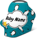 Baby Car Seat Stroller Cover Nursing Cover New Mom Breastfeeding Scarf Soft Stretchy Infant Carrier Cover Car Canopy Coverage by TinyTreasures Baby Boutique