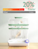 Momcozy 3 Layers Large Bottle Sterilizer and Dryer, Fast Sterilize and Dry, Universal Bottle Sterilizer for All Bottles & Breast Pump Accessories, Touch Screen & Auto-Off Bottle Sanitizer by TinyTreasures Baby Boutique