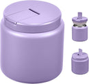 26oz Kids Thermos for Hot Food, Insulated Vacuum Food Jar with Buckle Lid, Stainless Steel Wide Mouth Leak Proof Insulated Lunch Container for School Picnic Travel, Purple by TinyTreasures Baby Boutique