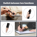 8 Pieces Ballpoint Pen with Stylus Tip Black Ink 2 in 1 Stylus Metal 1.0 mm Medium Point Smooth Pen Rainbow Colorful Rubberized Ballpoint for Touch Screen Tablet(Rose Gold, Black) by TinyTreasures Baby Boutique