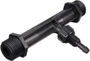 Fertilizer Injector Tube, Irrigation Venturi Fertilizer Injector, 1/2" 3/4” 1” Inch Agriculture Garden Fertilizer Mixer Injector Agriculture Tool Plastic Black(1 inch) by GreenHaven Gardens