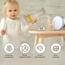 Baby Musical Instruments-Montessori Wooden Toys for Toddlers 1-3,Neutral Colors Percussion Instruments Set with Modern Boho Xylophone for Kids Preschool Educational 3+ by TinyTreasures Baby Boutique