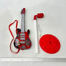 Kids Guitar and Microphone Playset with 4 Strings, Electric Guitar Kit with Lifting Mic Stand, Toddler Toys Musical Instruments Starter Kit, Karaoke Machine Toys for Boys Girls Christmas Guitars Gifts by TinyTreasures Baby Boutique