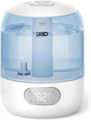 Dreo Humidifiers for Bedroom, Cool Mist Ultrasonic Humidifiers with 30Hr Runtime, Top Fill 3L Tank, Easy Clean, Humidity Sensor, Night Light for Baby, Nursery, 360° Nozzle for Plants and Home, Blue by TinyTreasures Baby Boutique