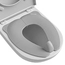 Travel Potty Seat for Toddler & Kid, Maliton Portable Potty Seat with Storage Bag, Foldable Potty for Toddler Travel, Non-Slip Potty Training Toilet Seat Cover with Splash Guard (Grey) by TinyTreasures Baby Boutique
