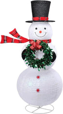 Taman 6ft Christmas Lighted Snowman Decorations Lighted Up Outdoor Lighted Holiday Displays Gift for Christmas Garden Party Yard Porch Decor by CozyNest Decor