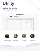 Nxconsu Expandable Cabinet Shelf Organizer Riser for Kitchen Pantry Cupboard Under Sink Countertop Home Storage Organization Rack Space Saver Freestanding Heavy Duty Nonslip Stackable White X Large by CozyNest Decor