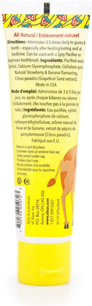 Spry Natural Xylitol Toothpaste for Baby, Toddler and Kids Age 3 Months and Up - Fluoride Free Tooth Gel, Tasty, Support Development of Emerging Teeth, Strawberry Banana 2 Fl Oz (Pack of 6) by CozyNest Decor