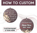 Personalized Wind Chimes, Sympathy Wind Chime, in Loving Memory for Loss of Loved Dad/Mom, Metal Large Memorial Condolences Gifts, Remembrance Wind Chimes for Loss of Loved One by CozyNest Decor