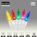 100LIGHTS Multi Easter Mini String Lights，Connectors Christmas Decorative Lights 19.6 UL Certified Waterproof for Easter Home Garden Holiday Christmas Tree Party Patio Wedding by CozyNest Decor