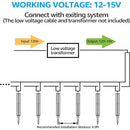 ALP53 6, 10 and 12-Pack Low Voltage Aluminum Pathway Lights Package Cast Aluminum, 3W 12V AC/DC LED Walkway Lighting