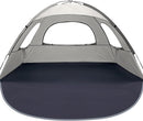 WhiteFang Beach Tent Anti-UV Portable Sun Shade Shelter for 3/4/6/8 Person, Extendable Floor with 3 Ventilating Mesh Windows Plus Carrying Bag, Stakes and Guy Lines by TinyTreasures Baby Boutique