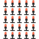 Atomizing Nozzle RLECS 25PCS Irrigation System Misting Automatic Watering Garden Hose Spray Adjustable Garden Irrigation Nozzles with Tee Joints for Greenhouse Vegetable Irrigation by GreenHaven Gardens