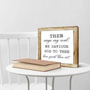 Rustic Wood Sign – ‘Sings My Soul’ Inspirational Wooden Plaque – Small Table or Shelf Decor, Spiritual Desk Sign, Wall Art for Home, Bedroom, Farmhouse Living Room, Motivational Quote, Home Decoration by CozyNest Decor
