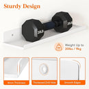 Lifewit Floating Shelves for Wall, 12 Pack White Acrylic Shelf 15" Room Decor for Bookcase/Vinyl Record Display/Photo/Picture in Bedroom, Living Room, Bathroom, Kitchen Storage and Organization by TinyTreasures Baby Boutique