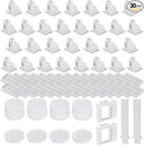 Adhesive Magnetic Cabinet Locks Baby Proofing for Cabinets & Drawers (30 Locks and 4 Keys) by TinyTreasures Baby Boutique