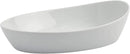 Denmark White Porcelain Chip Resistant Scratch Resistant Commercial Grade Serveware, 3 Piece Oval Serving Bowl Set by CozyNest Decor