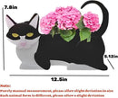 Black and White Cat Planter Plant Pots,Cute Garden Cat Flower Planter,Cat Planters Birthday Gifts for Women,Office,Indoor/Outdoor Decor(12.5 * 5.6 * 7.8in) by GreenHaven Gardens