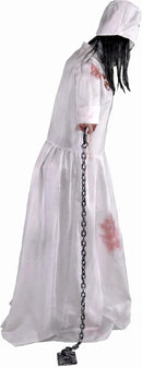 Haunted Hill Farm Life-Size Animatronic Convulsing Nurse by Tekky Halloween Decoration with Motion-Activated Sounds by CozyNest Decor
