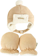 Baby Mittens Sherpa Lined Fleece 0-24 Months Winter by TinyTreasures Baby Boutique