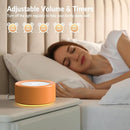 Nursery Lamp with Sound Machine, Mood Lighting, 7 Colors Night Light, 30 Soothing Sounds, White Noises for Baby, Adults. Timer, Plug in, Memory Function, Touch Control by TinyTreasures Baby Boutique