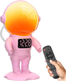 Astronaut Sunrise Alarm Clock for Kids, White Noise Sound Machine with 30 Soothing Sounds, 22 Dimmable Nightlights, Bluetooth Speaker, Dual Digital Alarm Clocks, Wake Up Light for Bedroom, Adults by TinyTreasures Baby Boutique