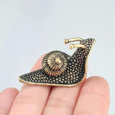 2pcs Snail decor Outdoor pond Garden snail figurine Brass Snail With feng shui decorative effect The meaning of the snail walk slowly and have a safe journey，Suitable for computer desk decoration by GreenHaven Gardens