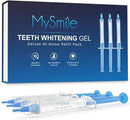 MySmile Teeth Whitening Gel Pen Refill Pack, 3 Non-Sensitive Teeth Whitening Pen, Deluxe Teeth Whitener Dental Grade Tooth Whitening Gel with Carbamide Peroxide for Home, 10 min Fast Result by CozyNest Decor