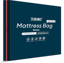 ZCHENBS® – Mattress Bags for Moving and Storage,Mattress Bag with Zippers,5 Mil Ultra-Thick Bed Bag,Waterproof,Anti-Tear,Heavy-Duty Mattress bag (Black, Queen-(1 Pack)) by TinyTreasures Baby Boutique
