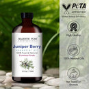 Majestic Pure Juniper Essential Oil with Glass Dropper - Huge 4 Fl Oz - 100% Pure and Natural Juniper Oil - Premium Grade Essential Oils for Diffuser, Aromatherapy, Soap and Candle Making by CozyNest Decor