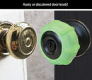 Enjoy Cover - 2 Pack Silicone Door knob Grips Maximum Grip Nonslip Arthritis & Senior Living Aids Grippy Easy Open Fits All Door Knob Universal Size Decorative (Neon Green) by TinyTreasures Baby Boutique