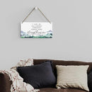 SENJIAN Christian Decor Bible Verse Wall Decor, I Can Do All Things Through Christ, Modern Farmhouse Sign Scripture Printed Wood Sign Wall Art Religious Decoration for Home Office Bathroom Bedroom by CozyNest Decor