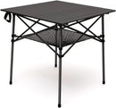 SUNNYFEEL Outdoor Folding Table | Lightweight Compact Aluminum Camping Table, Roll Up Top 4 People Portable Camp Square Tables with Carry Bag for Picnic/Cooking/Beach/Travel/BBQ by GreenHaven Gardens